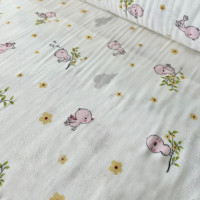 Фланель WH 28052 Птенчик - розовый