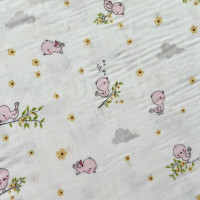 Фланель WH 28052 Птенчик - розовый