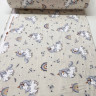 Фланель SELONYA - 28297 Единорог фон беж