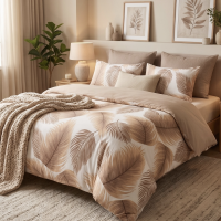 Фланель SABAEV - Пальмовый шепот бежевый