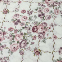 Фланель SELONYA - 23615 Богемный пион розовый