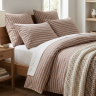 Варена бавовна Люкс - Широка смужка крем фон охра