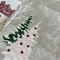 Фланель SELONYA 23682 Уютная зима беж