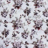 Фланель WH 24008 - Анютки - фиолетовые