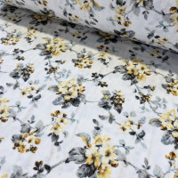 Фланель WH 24008 - Анютки - желтые