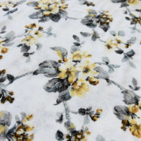 Фланель WH 24008 - Анютки - желтые