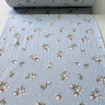 Фланель WH - №30094/32 Цветок хлопка фон голубой