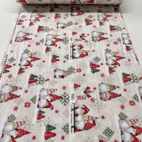 Фланель WH 23580 Гномы - беж