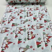 Фланель WH 23580 Гномы - минт
